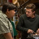 Peter and Ned, tinkering with stuff. Image: Sony